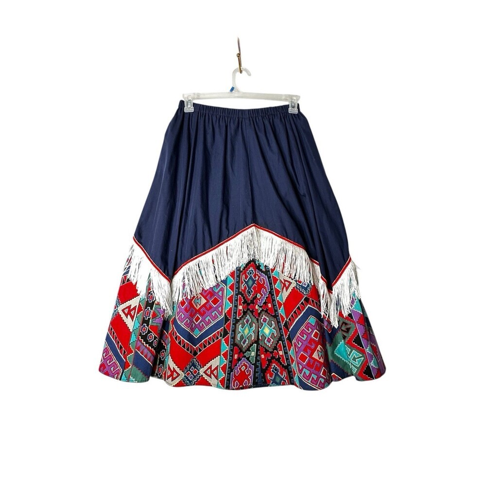 Vintage Multicolor Maxi Skirt